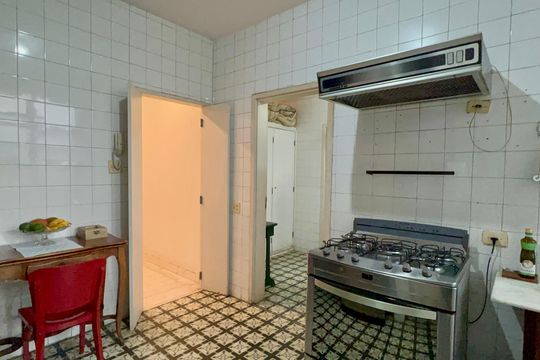 Cozinha de apartamento à venda com 3 quartos, 180m² em Jardim Paulista, São Paulo