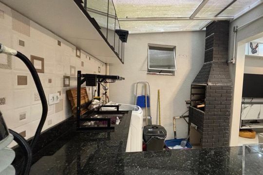 Cozinha /Área de serviço  de apartamento à venda com 2 quartos, 37m² em Jardim Las Vegas, São Bernardo do Campo