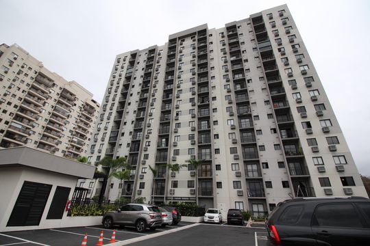 Fachada de apartamento para alugar com 1 quarto, 34m² em Jacarepaguá, Rio de Janeiro