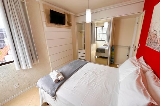 Quarto de apartamento para alugar com 1 quarto, 70m² em Jurerê, Florianópolis