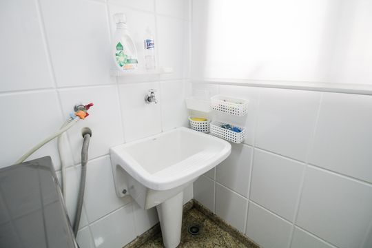 Área de Serviço de apartamento à venda com 4 quartos, 168m² em Vila Regente Feijó, São Paulo
