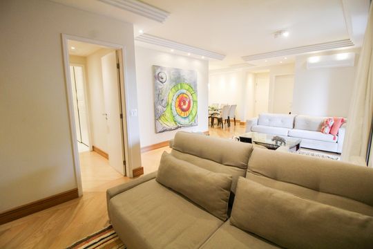 Sala de apartamento à venda com 4 quartos, 168m² em Vila Regente Feijó, São Paulo