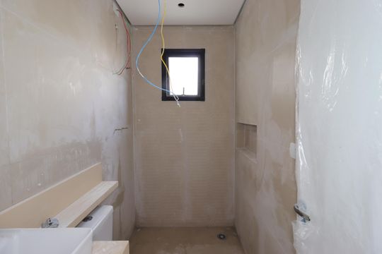 Banheiro Social de apartamento à venda com 2 quartos, 90m² em Jardim Santo Antônio, Santo André