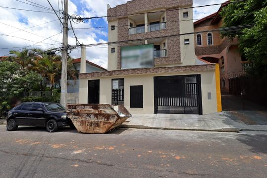 Fachada de apartamento à venda com 2 quartos, 90m² em Jardim Santo Antônio, Santo André