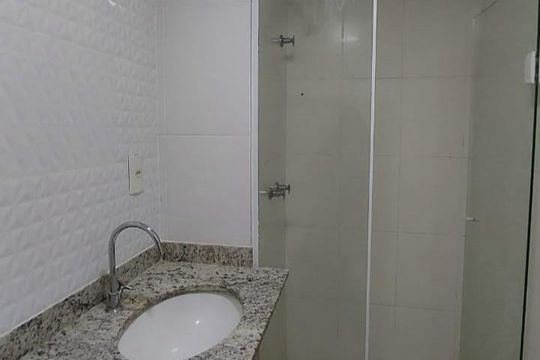 Banheiro da Suíte de apartamento à venda com 3 quartos, 75m² em Vicente de Carvalho, Rio de Janeiro