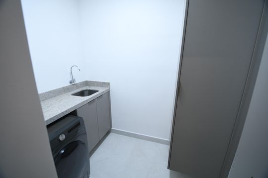 Área de Serviço de apartamento à venda com 1 quarto, 55m² em Nova Campinas, Campinas