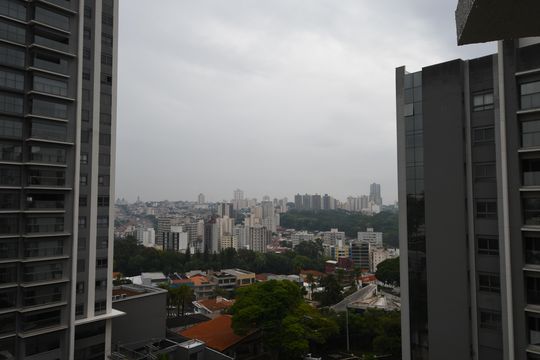 Vista do Quarto de apartamento à venda com 1 quarto, 55m² em Nova Campinas, Campinas