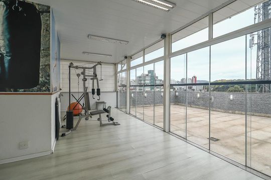 Área comum - Academia de apartamento à venda com 1 quarto, 49m² em Passo da Areia, Porto Alegre