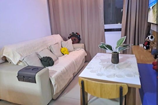 Sala de apartamento para alugar com 2 quartos, 45m² em Recreio dos Bandeirantes, Rio de Janeiro