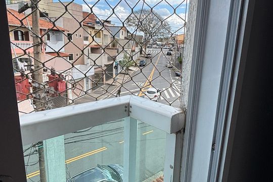 Varanda do Quarto 2 de apartamento à venda com 2 quartos, 76m² em Jardim Marek, Santo André