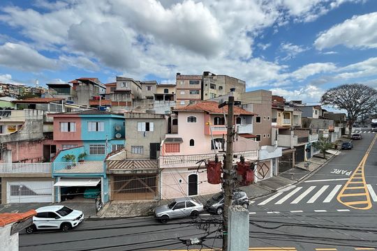 Vista da Varanda de apartamento à venda com 2 quartos, 76m² em Jardim Marek, Santo André