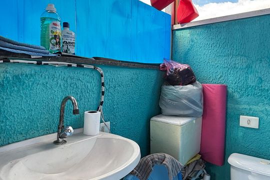 Banheiro da Cobertura de apartamento à venda com 2 quartos, 76m² em Jardim Marek, Santo André