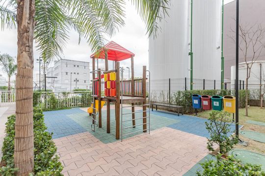 Área comum - Playground de apartamento para alugar com 2 quartos, 42m² em Vila Água Funda, São Paulo