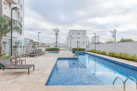 Área comum - Piscina de apartamento para alugar com 2 quartos, 42m² em Vila Água Funda, São Paulo