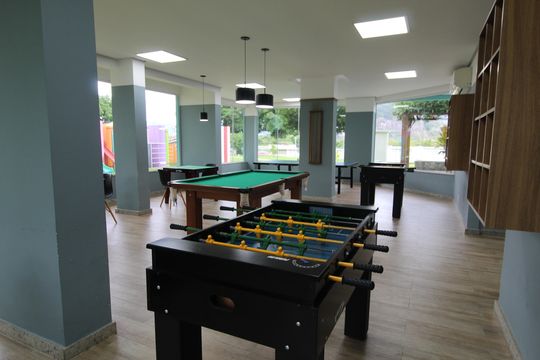 Área comum - Jogos de apartamento à venda com 2 quartos, 78m² em Barra da Tijuca, Rio de Janeiro