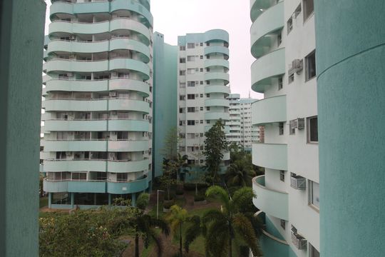 Vista da Área de Serviço de apartamento à venda com 2 quartos, 78m² em Barra da Tijuca, Rio de Janeiro