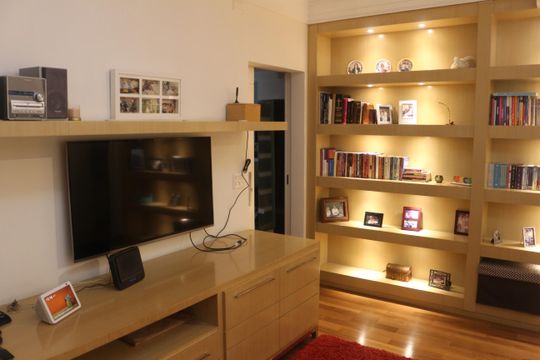 Sala de TV de apartamento à venda com 3 quartos, 400m² em Santo Antônio, São Caetano do Sul