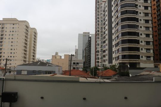 Varanda da Suíte 1 de apartamento à venda com 3 quartos, 400m² em Santo Antônio, São Caetano do Sul