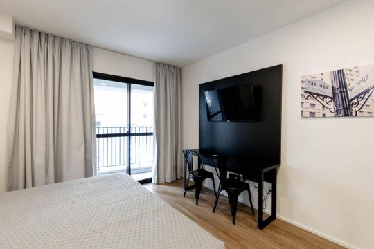 Studio de kitnet/studio para alugar com 1 quarto, 28m² em República, São Paulo