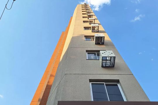 Fachada de kitnet/studio à venda com 1 quarto, 25m² em Barra Funda, São Paulo