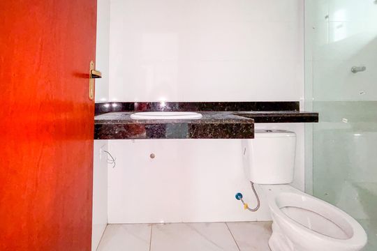 Banheiro Social de apartamento para alugar com 2 quartos, 160m² em Jardim Maringa, São Paulo
