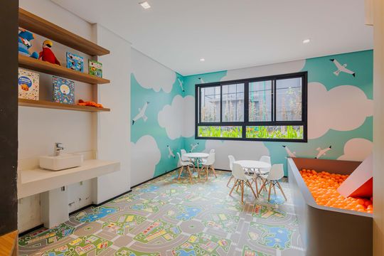 Brinquedoteca de kitnet/studio à venda com 1 quarto, 25m² em Pinheiros, São Paulo