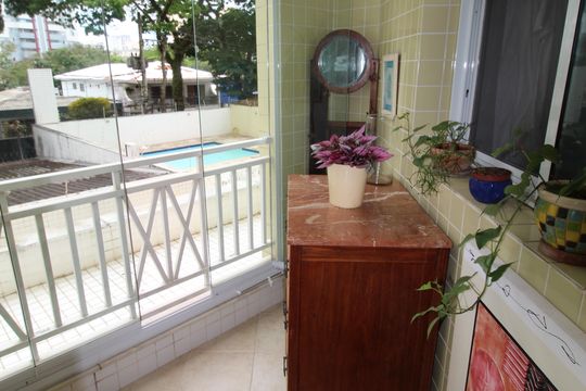 Sacada da Sala de apartamento para alugar com 2 quartos, 73m² em Vila Adyana, São José dos Campos