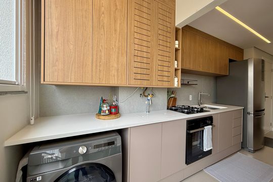 Área de Serviço de apartamento à venda com 2 quartos, 44m² em Vila Cruzeiro, São Paulo