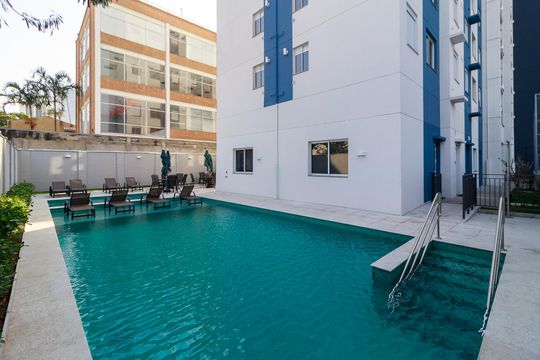 Piscina  de apartamento à venda com 2 quartos, 44m² em Vila Cruzeiro, São Paulo
