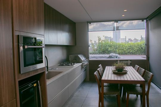Espaço Gourmet de apartamento à venda com 2 quartos, 194m² em Funcionários, Belo Horizonte