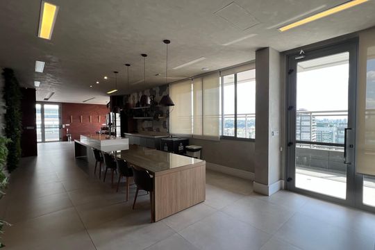 Área comum - Salão de festas de kitnet/studio para alugar com 1 quarto, 31m² em Pinheiros, São Paulo