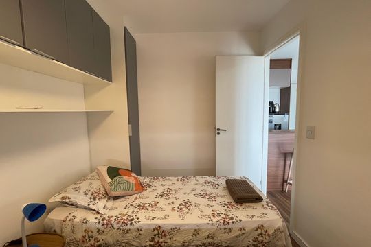 Quarto 1 de apartamento para alugar com 1 quarto, 30m² em Butantã, São Paulo