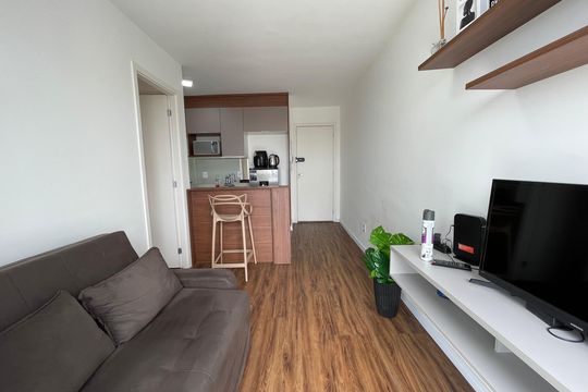 Sala de apartamento para alugar com 1 quarto, 30m² em Butantã, São Paulo