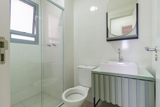 Banheiro de apartamento à venda com 1 quarto, 35m² em Mooca, São Paulo