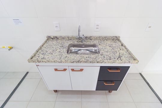Cozinha de apartamento à venda com 1 quarto, 35m² em Mooca, São Paulo