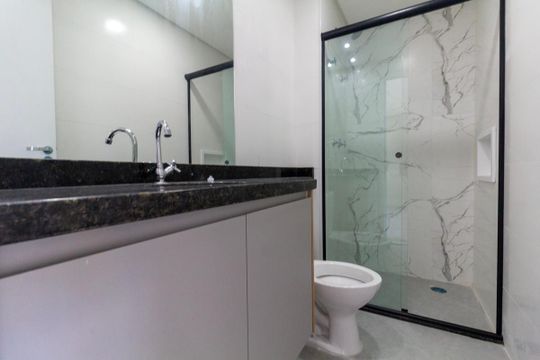 Banheiro Social de apartamento para alugar com 1 quarto, 31m² em Tatuapé, São Paulo