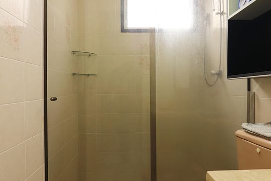 Banheiro Social de apartamento à venda com 2 quartos, 70m² em Centro, São Bernardo do Campo