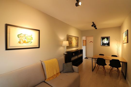 Sala  de apartamento à venda com 2 quartos, 70m² em Centro, São Bernardo do Campo
