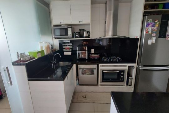 Cozinha  de apartamento à venda com 3 quartos, 105m² em Guarani, Novo Hamburgo