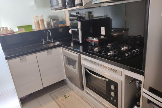 Cozinha  de apartamento à venda com 3 quartos, 105m² em Guarani, Novo Hamburgo