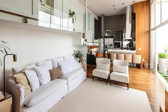 Apartamento para alugar com 1 quarto, 130m² em Jardim das Acacias, São Paulo