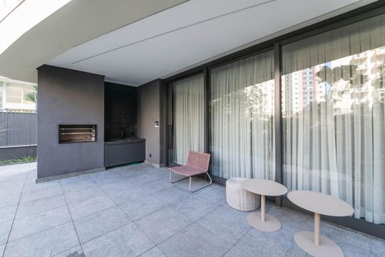 Área comum de apartamento à venda com 3 quartos, 152m² em Vila Olímpia, São Paulo