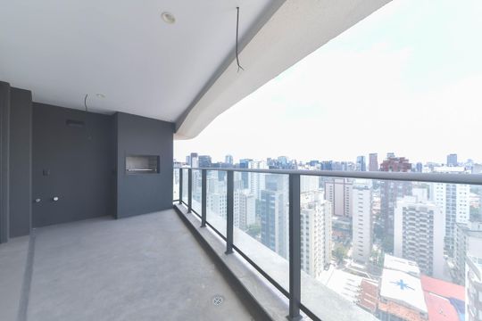 Varanda de apartamento à venda com 3 quartos, 152m² em Vila Olímpia, São Paulo
