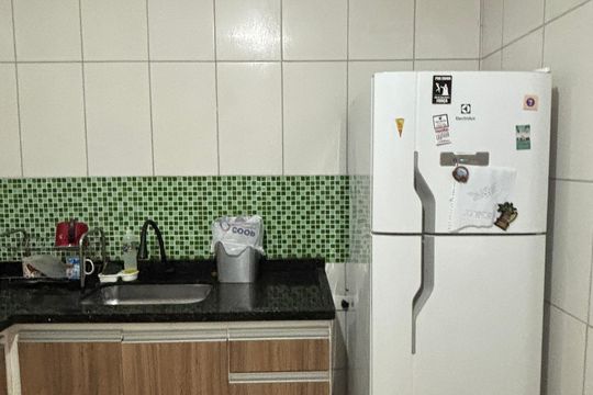 Cozinha de casa à venda com 3 quartos, 102m² em Jardim Cristiane, Santo André