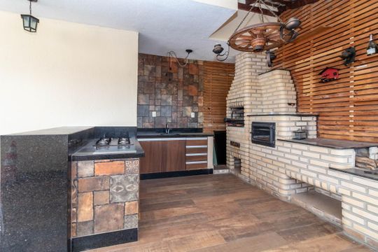 Espaço Gourmet de apartamento à venda com 4 quartos, 150m² em Fernão Dias, Belo Horizonte
