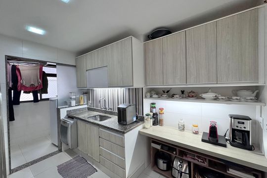 Cozinha e Área de Serviço de apartamento à venda com 3 quartos, 130m² em Recreio dos Bandeirantes, Rio de Janeiro