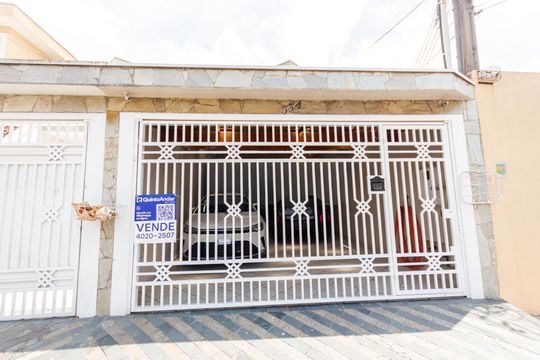 Fachada de casa à venda com 4 quartos, 201m² em Parque Novo Oratório, Santo André