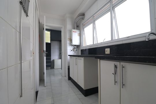 Cozinha de apartamento para alugar com 4 quartos, 135m² em Jardim, Santo André