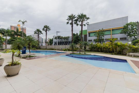 Área comum - Piscina de apartamento para alugar com 4 quartos, 135m² em Jardim, Santo André
