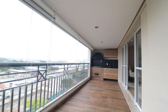 Varanda Gourmet de apartamento para alugar com 4 quartos, 135m² em Jardim, Santo André